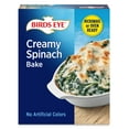 thumbnail image 1 of Birds Eye Creamy Spinach Bake, Frozen Side, 13 oz. Box, 1 of 8