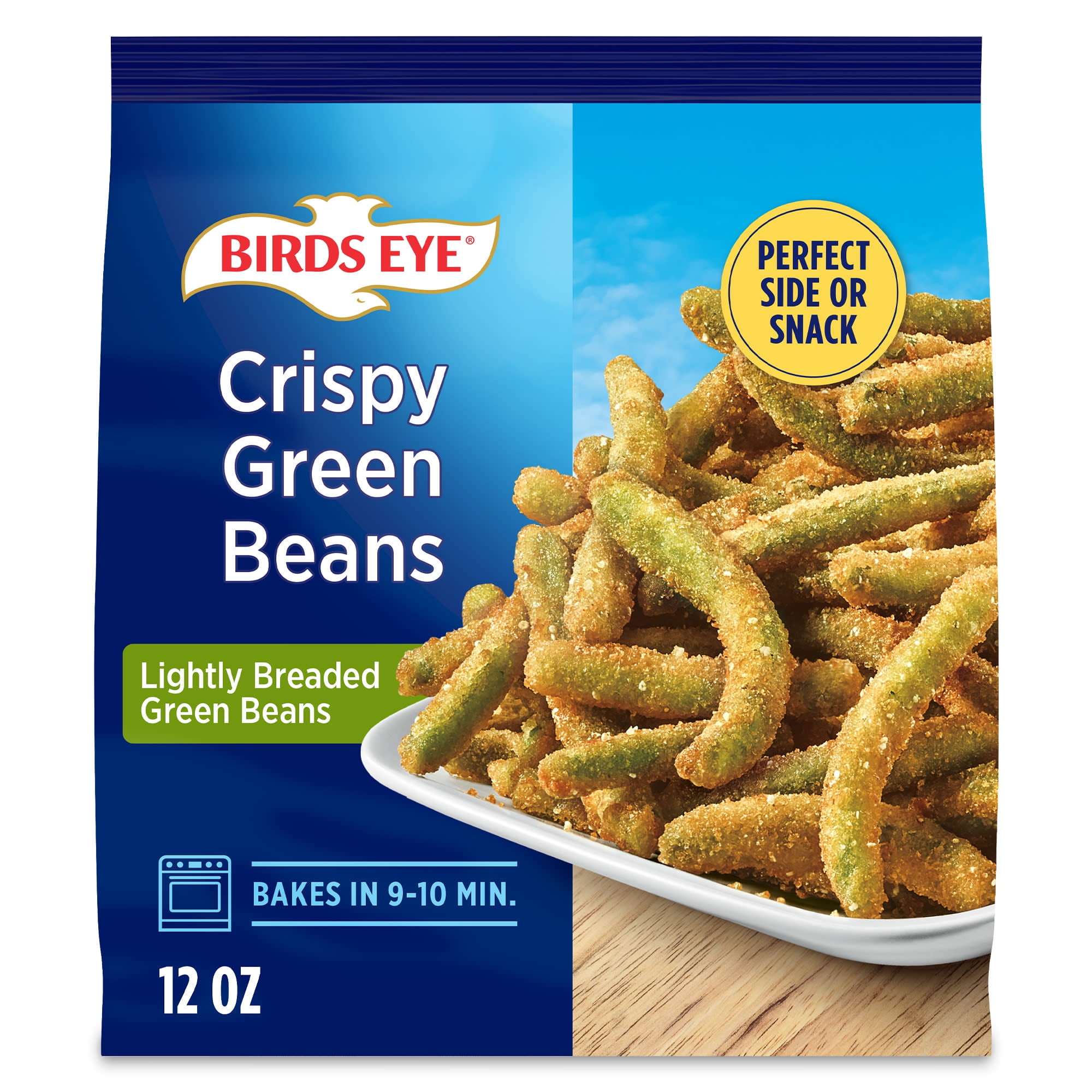 Birds Eye Crispy Green Beans, 4g of Fiber per Serving, Frozen Vegetables, 12 oz. Bag