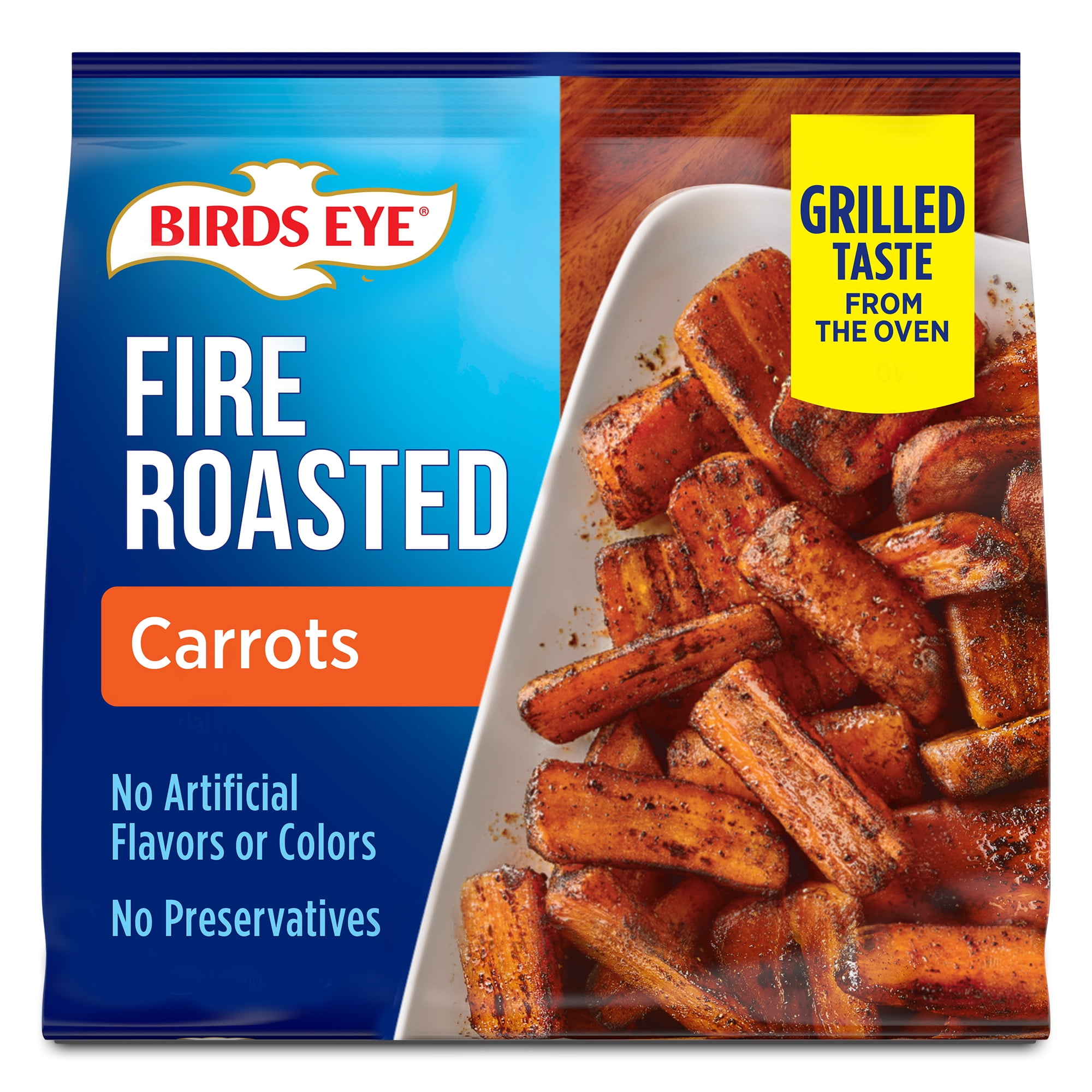 Birds Eye Fire Roasted Carrots, Frozen Vegetables, 12 oz
