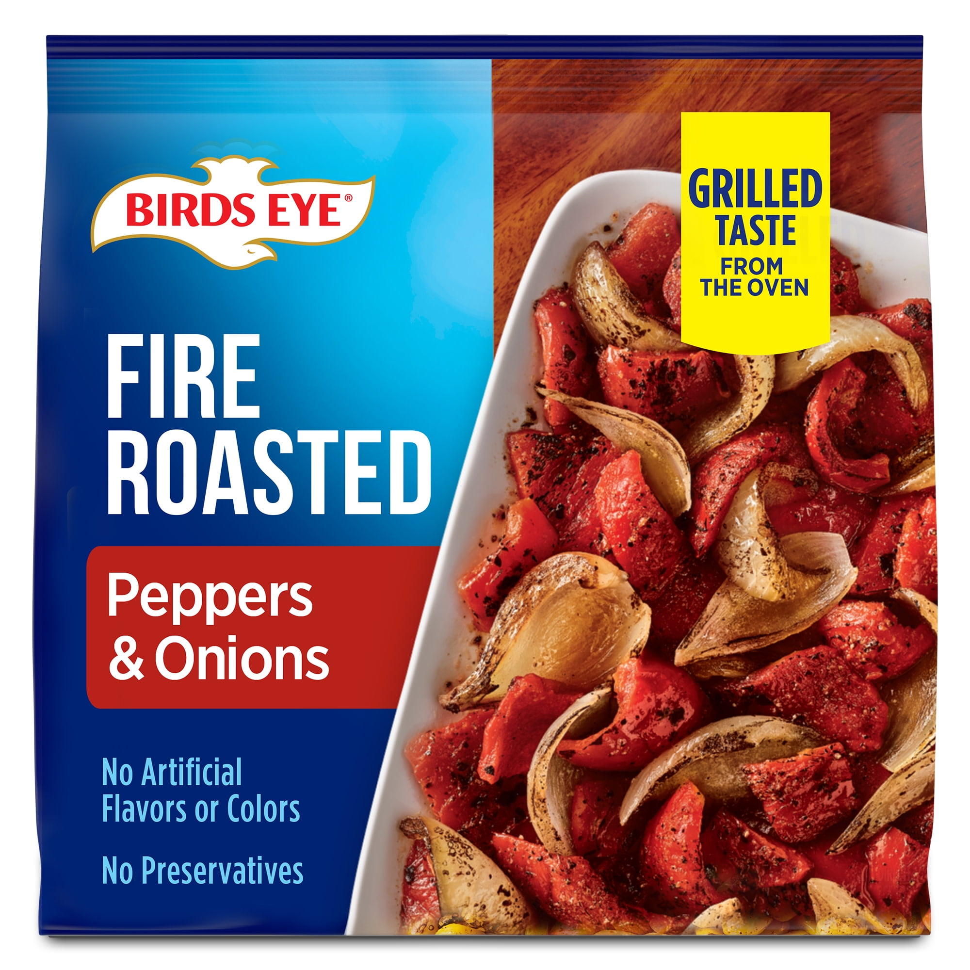 Birds Eye Fire Roasted Peppers & Onions, Frozen Vegetables, 12 oz.