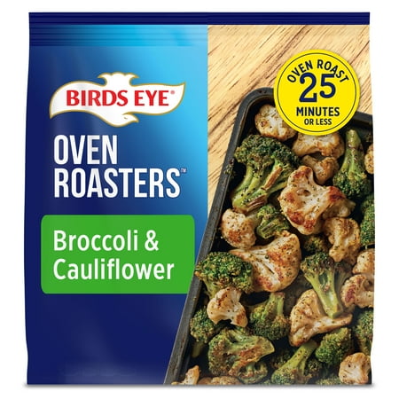 Birds Eye Oven Roasters Seasoned Broccoli and Cauliflower, Frozen Vegetables, 14 oz. Bag