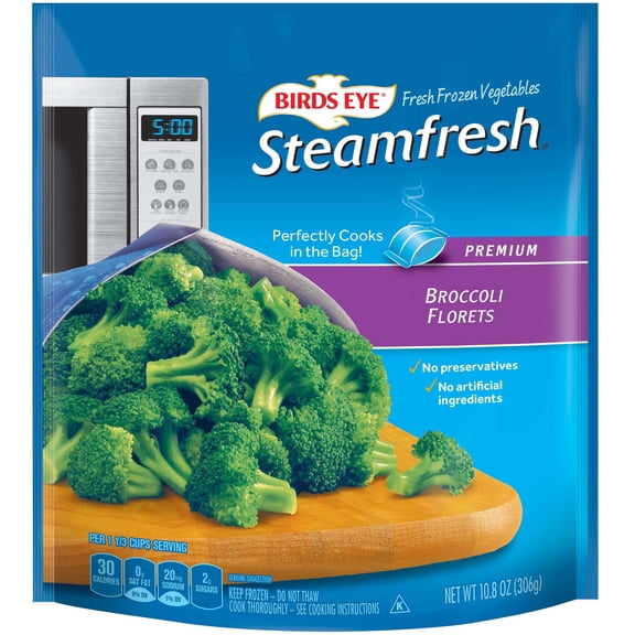 Birds Eye Steamfresh Broccoli Florets, 10.8 Ounce -- 6 per case.