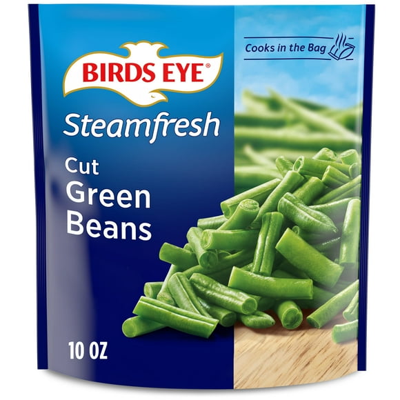 Birds Eye Steamfresh Cut Green Beans, Frozen Vegetables, 10 oz. Bag