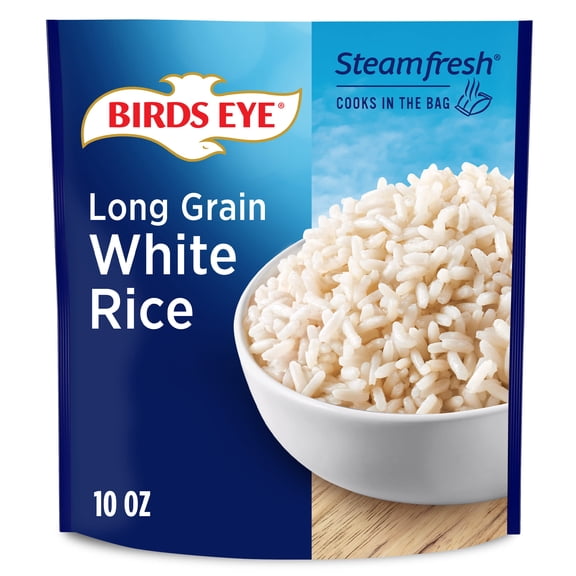 Birds Eye Long Grain White Rice, Frozen Side, 10 oz. Bag