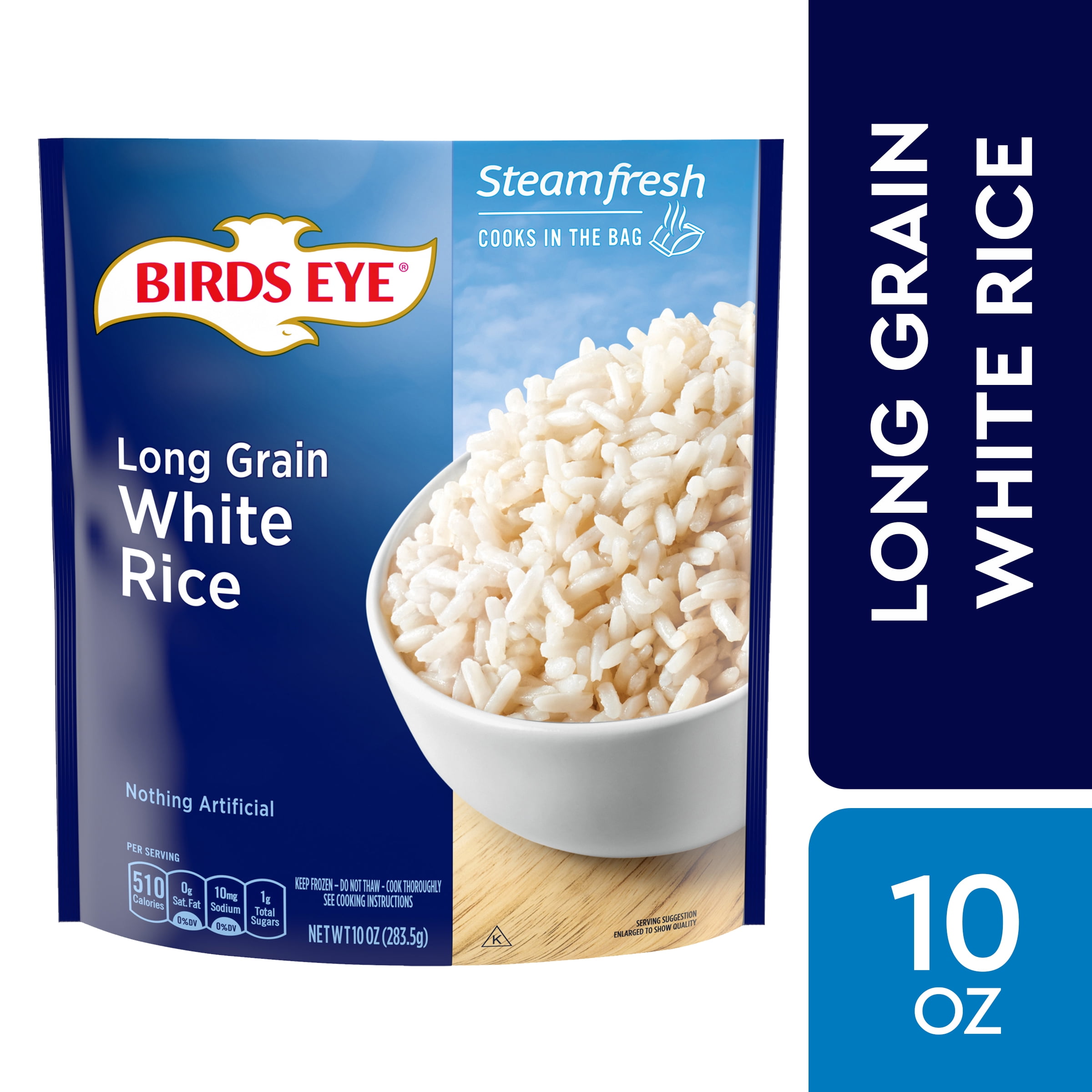 Birds Eye Steamfresh Grain White Rice, Frozen Rice, 10 Oz - Walmart.com