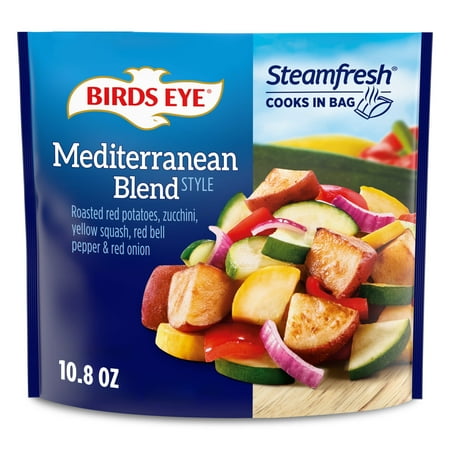 Birds Eye Steamfresh Mediterranean Style Blend, Frozen Vegetables, 10.8 oz. Bag