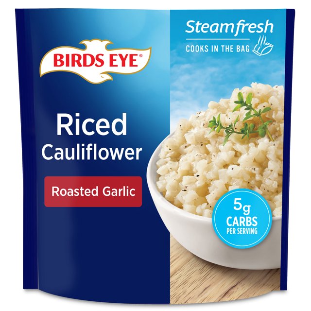 Birds Eye Steamfresh Riced Cauliflower Roasted Garlic, Frozen, 10 oz
