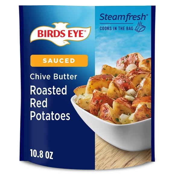 Birds Eye Steamfresh Roasted Red Potatoes with Chive Butter Sauce, Frozen Vegetable, 10.8 oz Bag (Frozen)
