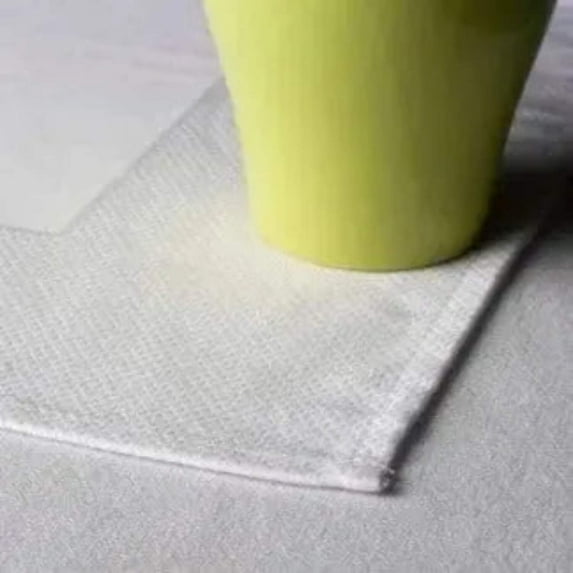 Birds Eye Table Linens with Frame Pattern