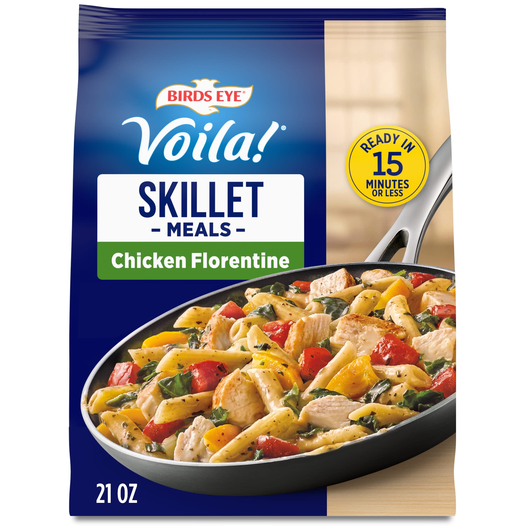 Birds Eye Voila! Chicken Florentine Skillet Meals, Frozen Meal, 21 oz. Bag