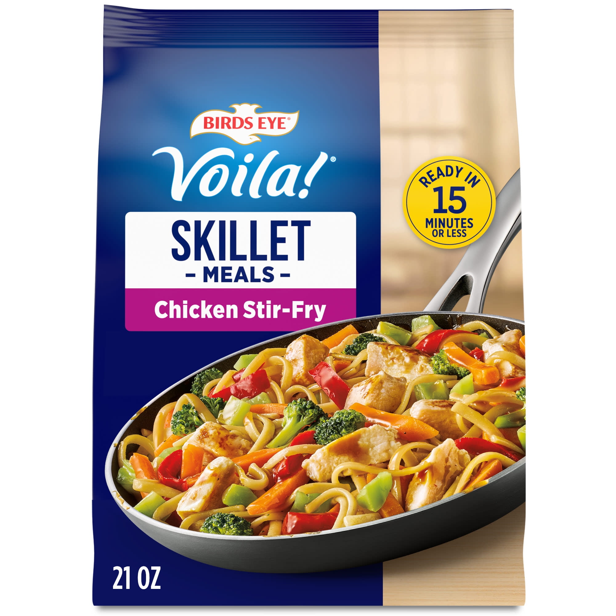 Birds Eye Voila! Chicken Stir Fry Skillet Meals, Frozen Meal, 21 oz. Bag