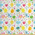 thumbnail image 1 of Ambesonne Birds Fabric by the Yard Upholstery, Colorful Birds and Flowers, 5 Yards, Multicolor, 1 of 4