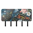 thumbnail image 1 of Birds Flowers Key Holder for Wall Mail Holder Organizer with 5 Key Hooks Wall Mount Key Rack with Shelf, 1 of 6