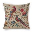thumbnail image 1 of Birds, Flowers Linen toss pillowcase decoration pillowcase gifting preferred 20x20 inch cushion cover sofa pillowcase sofa bedroom living room car, 1 of 7