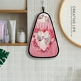 thumbnail image 1 of Birds Heart Flowers Floral Hanging Towel Kitchen Hand Towel Bathroom Absorbent Towel Machine Washable Quick Dry Dishcloths, 1 of 6