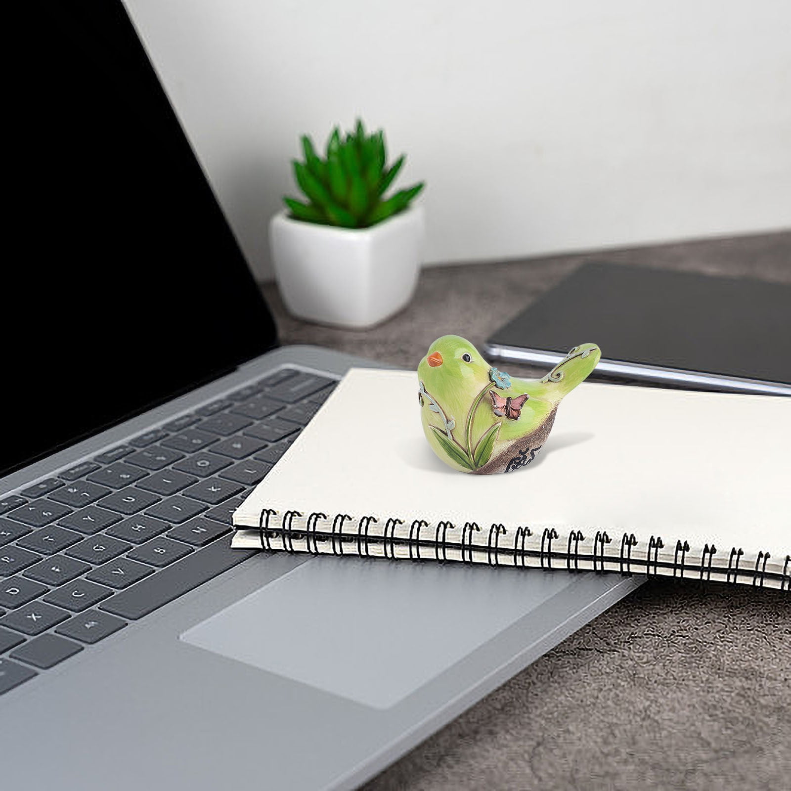 Birds Home Decor Figurines, Resin Bird Statues HandPainted Birds