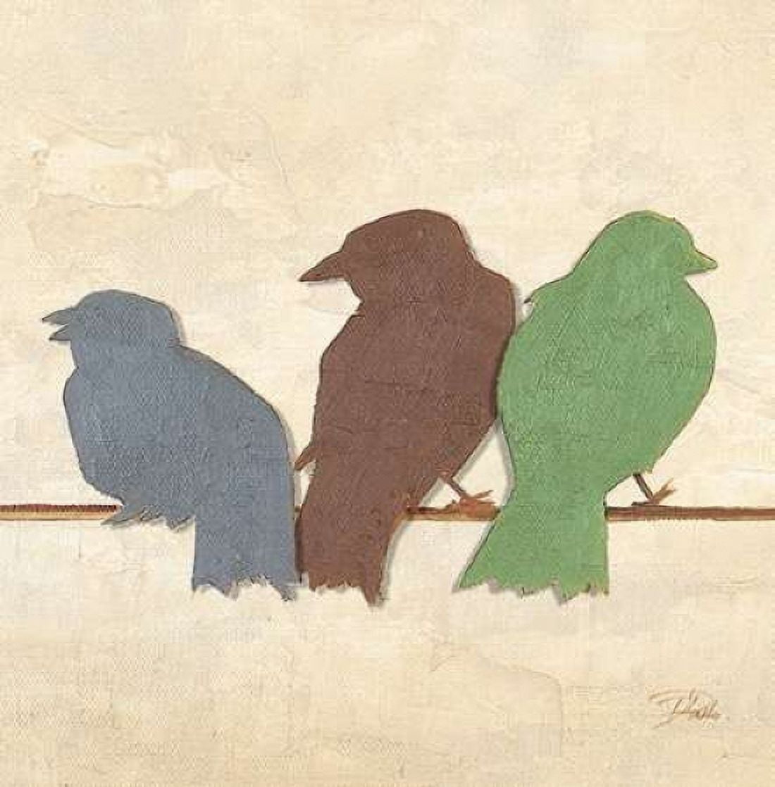 Birds III Canvas Art - Patricia Pinto (24 x 24)