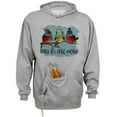 thumbnail image 1 of Birds It's Cold Outside Beer Holder Tailgate Hoodie Sweatshirt Unisex Large Oxford, 1 of 4