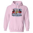 thumbnail image 1 of Birds It's Cold Outside Hoodie Sweatshirt Unisex 2X-Large Pink, 1 of 5