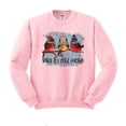 thumbnail image 1 of Birds It's Cold Outside Sweatshirt Unisex Medium Pink, 1 of 5