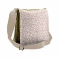 thumbnail image 1 of Birds Messenger Bag, Round Blobs Birds on Branches, Unisex Cross-body, by Ambesonne, 1 of 2