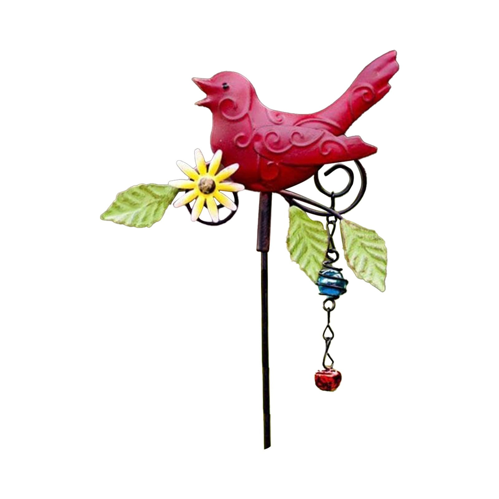 Birds Metal Decorative Garden Stakes 14.2 Inch Bird Garden Stakes Metal