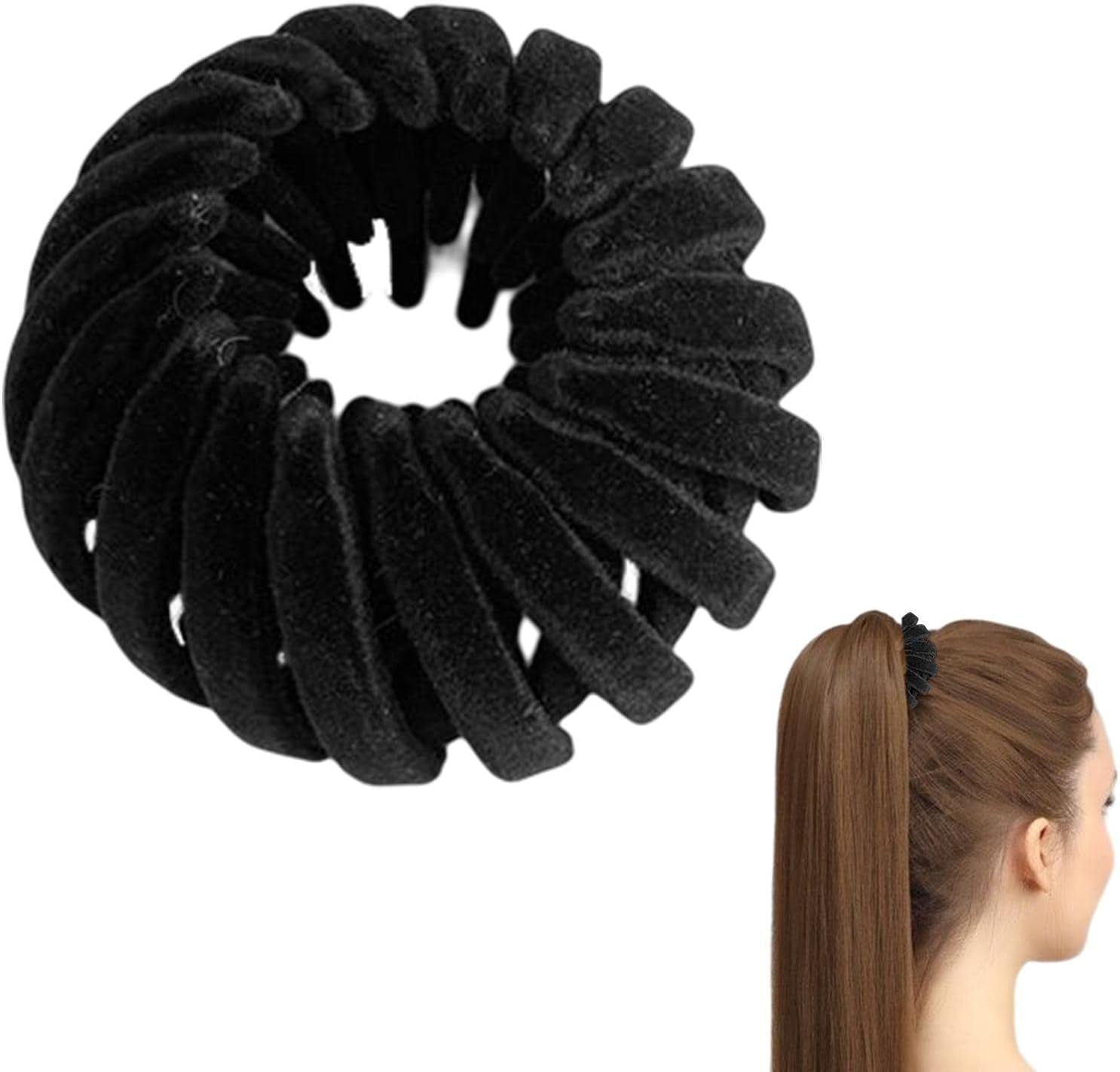 Birds Nest Hair Clip, Bird Nest Velvet Magic Hair Clip, Three Rows Of