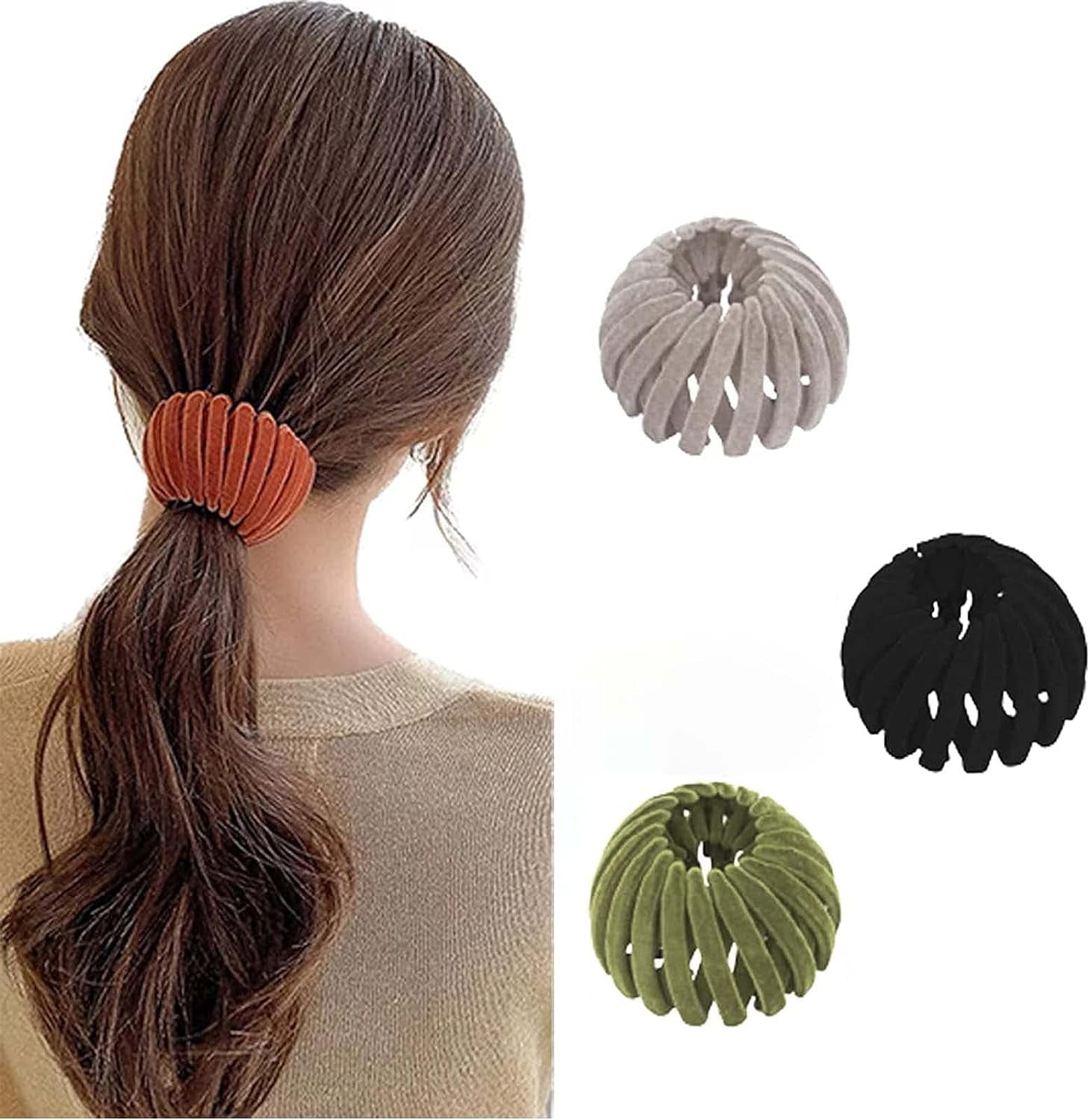 Birds Nest Magic Hair Clip, Lazy Birds Nest Plate Hairpin for Thin Hair