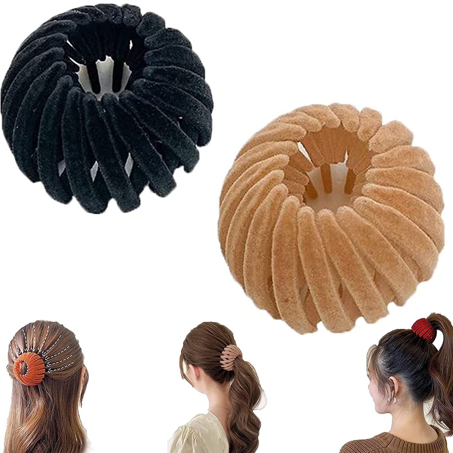 Birds Nest Magic Hair Clip, Zabernim4 Bird Nest Hair Clip, Hair Bun