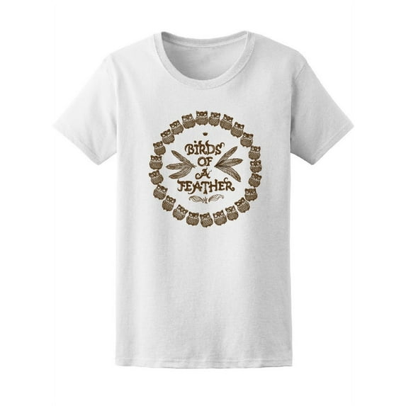 Birds Of A Feather Fantasy Owl Tee Women's - Women T-Shirt, Medium