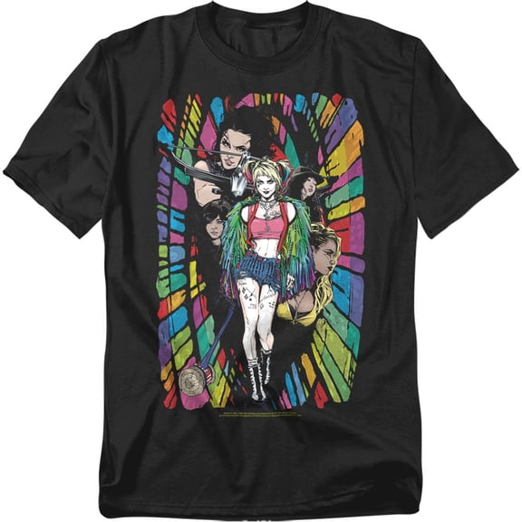 Birds of Prey T-Shirt Color Corridor Unisex Graphic Tee For Men & Women