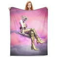 thumbnail image 1 of Birds Of Prey Harley Quinn Flannel Blanket Ultra-Soft Micro Fleece Throw Blanket For Bed Sofa Couch Car Office Unisex Adult Fuzzy Bed Blanket Cozy Kids Throw Blanket 40"x30", 1 of 8