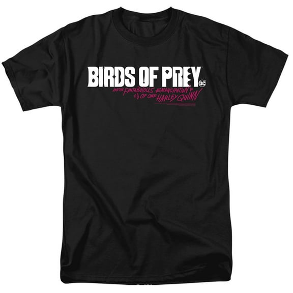 Birds Of Prey Horizontal Logo Unisex Adult T Shirt For Men And Women