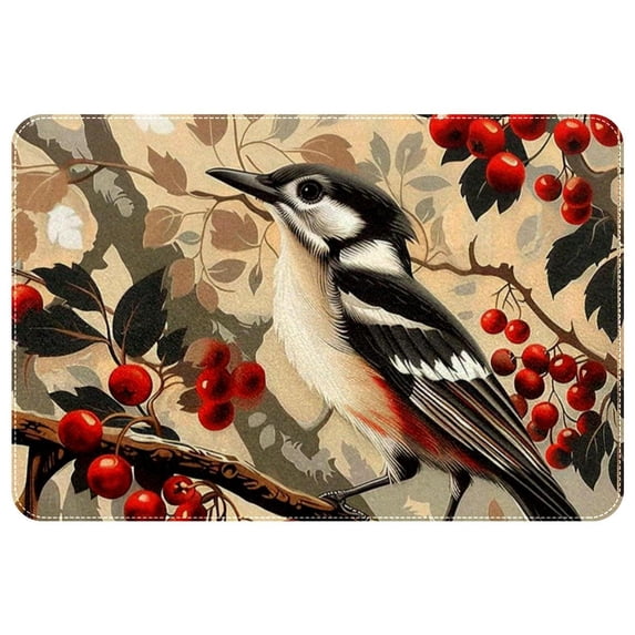 Birds Office Rug Door Carpet Indoor Rugs Polyester Non-Slip Machine Washable
