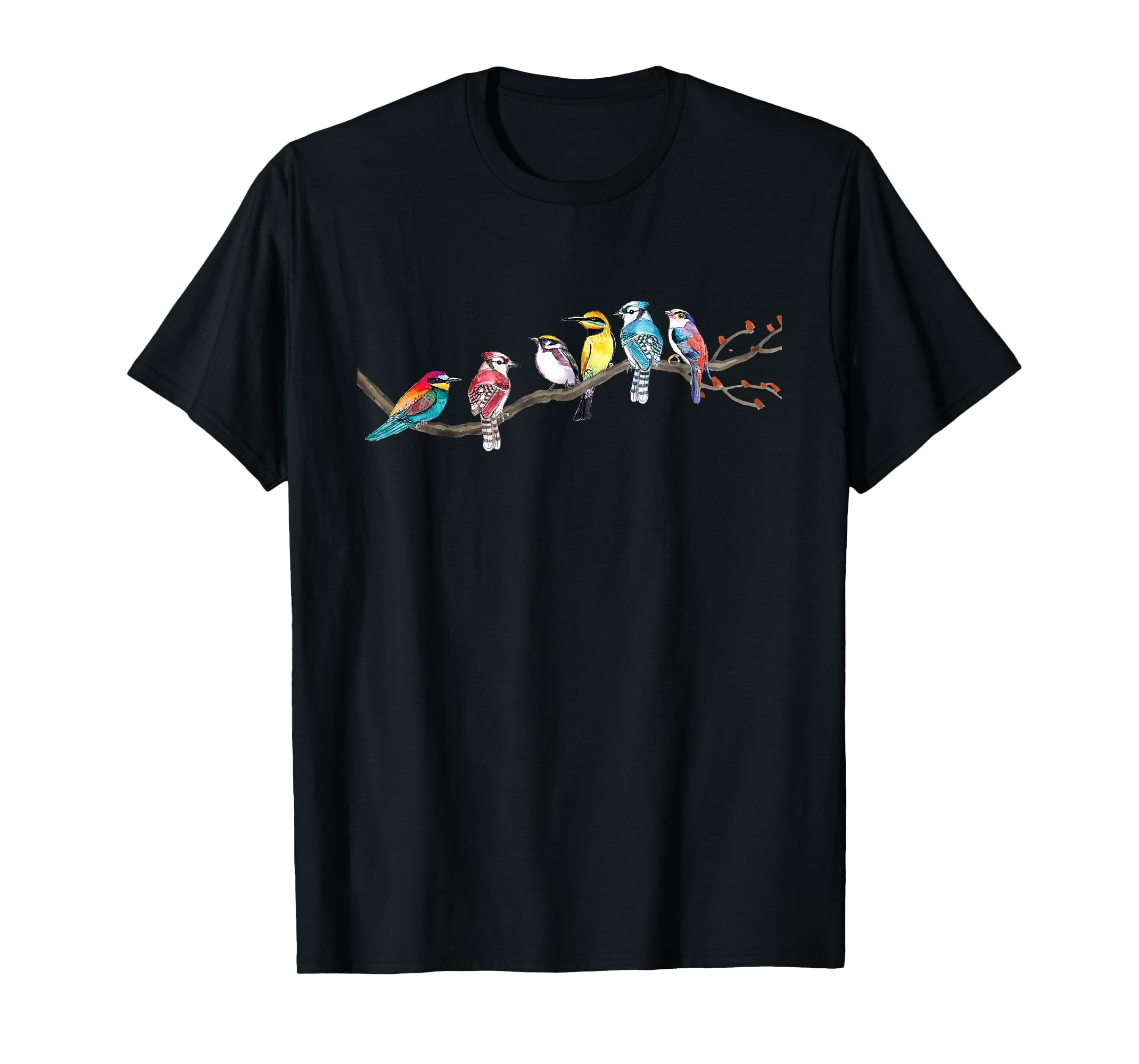 Birds On A Branch Birding Bird Watching Bird Watcher TShirt