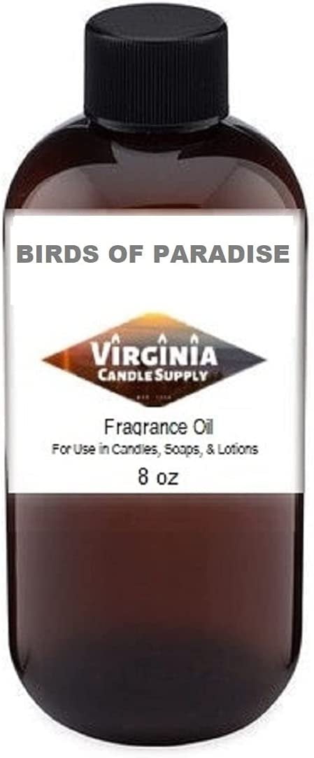Birds of Paradise Fragrance Oil Our Version of The Brand Name 8 oz Bottle for Candle Making, Soap Making, Tart Making, Room Sprays, Lotions, Car Fresheners, Slime, Bath Bombs, Warmers