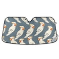 thumbnail image 1 of Birds Parrot Corella Car Windshield Sun Shade Foldable Car Front Window Visor Heat and UV Protection 57x31.5, 1 of 8