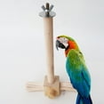thumbnail image 1 of Birds Parrot Perch Platform Bird Stand Pole for Budgies Lovebirds Cockatiels Wooden Rods, 1 of 8