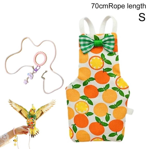 Birds Pigeon Diaper Pants Harness, Reusable Cockatiel Flight Suit with Adjustable Straps,Bird Diapers for Parrots Conure Cockatiel Pet Birds,Diapers for Birds Parrot