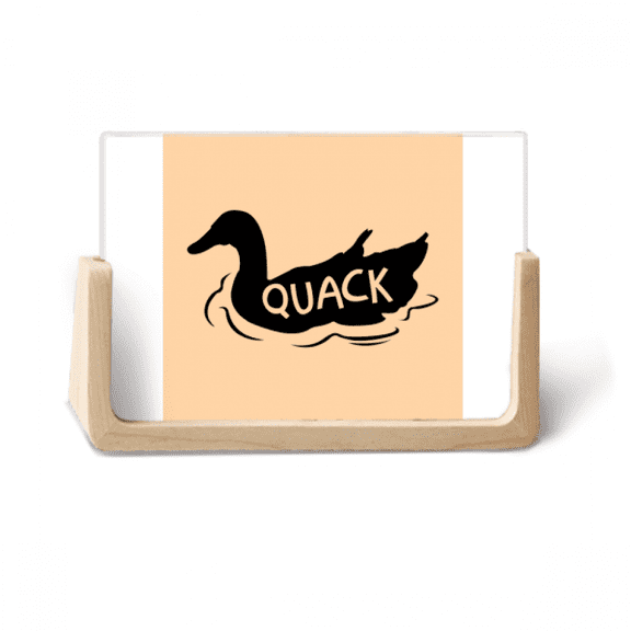 Birds Quack Duck Cucoloris Photo Wooden Photo Frame Tabletop Display