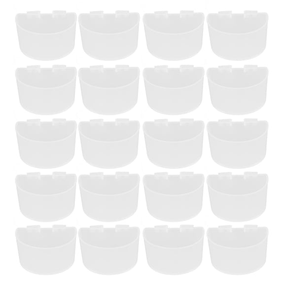 Birds Trough, Bird Food Bowl Open Design Easy Installation Plastic For