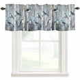 thumbnail image 1 of Birds Valances for Windows Birch Tree Rod Pocket Curtain Valance Window Treatment Short Curtains for Kitchen Living Room, 54"x18", 1 of 9