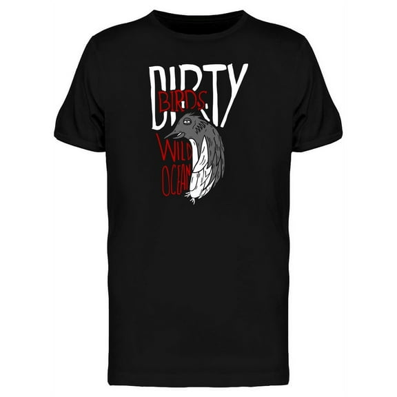 Birds Wild Ocean Graphic Tee Men's -Image by Shutterstock