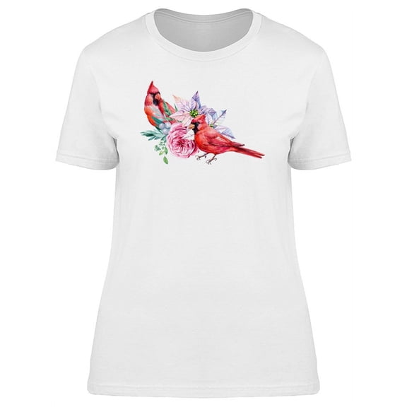 Birds With Bouequete T-Shirt Women -Image by Shutterstock, Female Medium