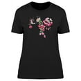 thumbnail image 1 of Birds With Pink Flowers T-Shirt Women -Image by Shutterstock, Female Small, 1 of 4