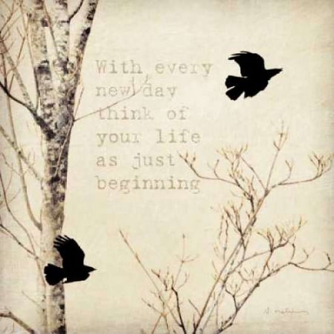 Birds and Branches I Canvas Art - Amy Melious (24 x 24)