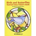 thumbnail image 1 of Pre-Owned Birds and Butterflies Stained Glass Pattern Book (Paperback) 0486246205 9780486246208, 1 of 1