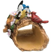 Birds and Flowers Decorative Downspout Extender by Fox River™ Creations, Functional Yard Décor, 100% Polyresin -  Fits Gutter Openings 4.5” x 3.5”