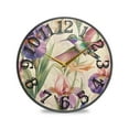thumbnail image 1 of Birds and Flowers Wall Clock 12 Inch Silent Non Ticking Battery Operated Easy to Read for Kitchen Living Room, 1 of 8