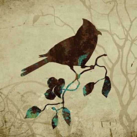 Birds in Blue I Canvas Art - Steve Butler (24 x 24)